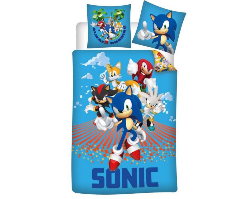 Sonic Kinderbettwäsche Sonic Always Running Kinderbettwäsche 100x135cm Sonic Kinderbettwäsche Sonic Always Running Kinderbettwäsche 100x135cm von Sonic