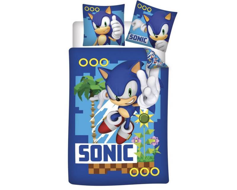 Sonic Kinderbettwäsche Sonic the Hedgehog Turbo Kinderbettwäsche 100x135cm Sonic Kinderbettwäsche Sonic the Hedgehog Turbo Kinderbettwäsche 100x135cm von Sonic