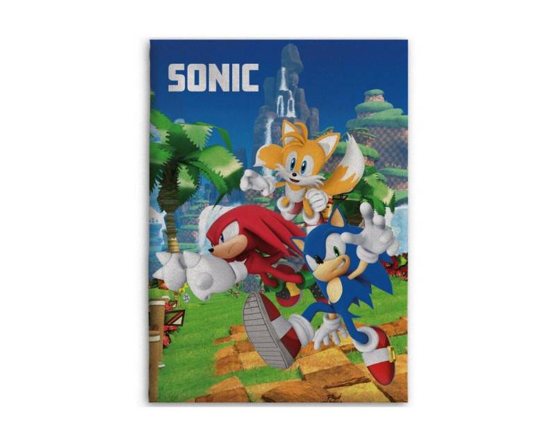 Wohndecke Sonic the Hedgehog Fleecedecke 100x140cm Speedy, Sonic, Geschenkidee für Mädchen und Jungen Wohndecke Sonic the Hedgehog Fleecedecke 100x140cm Speedy, Sonic, Geschenkidee für Mädchen und Jungen von Sonic