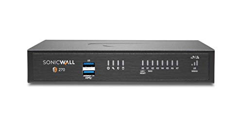 Sonicwall TZ270 Secure Upgrade Plus – 2YR Advanced Edition (02-SSC-6844) | TZ270 Netzwerksicherheits-Appliance mit 2 Jahren Advanced Protection Service Suite | Next-Generation Firewall von Sonicwall
