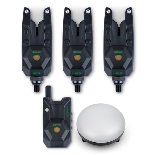 Sonik HeroX 3+1 Bissanzeiger Alarm HC0101 Schwarz Ultraschallsensor 80dB 100 m Touch Control Batteriebetrieben Sonik HeroX 3+1 Bissanzeiger Alarm HC0101 Schwarz Ultraschallsensor 80dB 100 m Touch Control Batteriebetrieben von Sonik