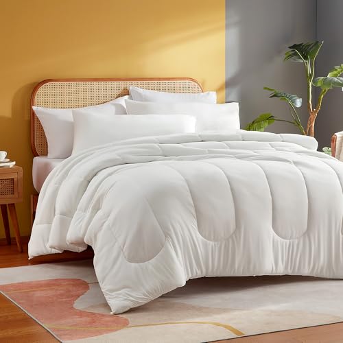 Sonive bettdecke 200x200cm, Ganzjahresdecke 300 GSM Füllung, Mikrofaser Steppdecke Weiche Schlafdecke, Öko Tex Weiß Sonive bettdecke 200x200cm, Ganzjahresdecke 300 GSM Füllung, Mikrofaser Steppdecke Weiche Schlafdecke, Öko Tex Weiß von Sonive
