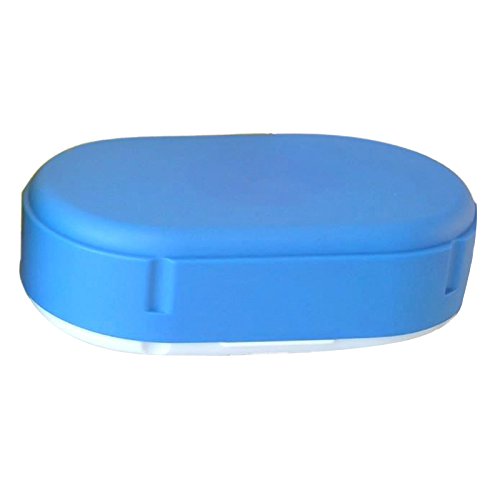 Brotdose oval in blau spülmaschinengeeignet Lunchdose Brotbüchse Brotbox Dose Lunchbox von Sonja-Plastic