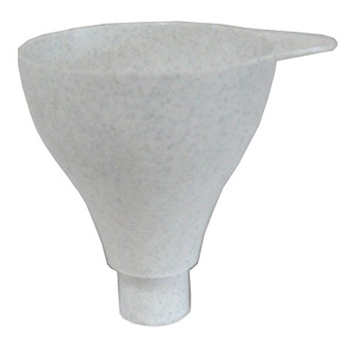 Trichter granit-weiß, Kunststoff Länge ca. 14 cm, Einfülltrichter, Einfüllhilfe, Einfüllhelfer, Filter, Kunststofftrichter, Küchenhelfer von Sonja-Plastic