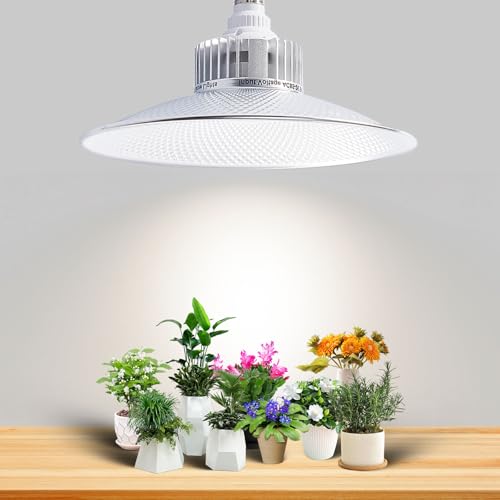 Sonlipo 36W LED Pflanzenlampe Vollspektrum E27, 400W Äquivalent Grow Light, 4100K LED Wachstumslampen Full Spectrum mit Hohem PPFD für Zimmerpflanzen, Blumen, Gemüse und Obst von Sonlipo