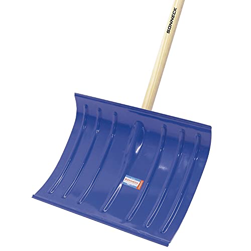 SONNECK Stahl Schneeschieber mit Stiel Räumbreite 465 mm von Sonneck