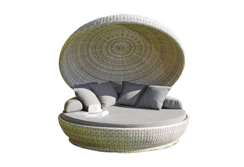 SonnenPartner Gartenliege Sonnenpartner Lounge-Insel Oyster Aluminium mit Polyrattan von SonnenPartner