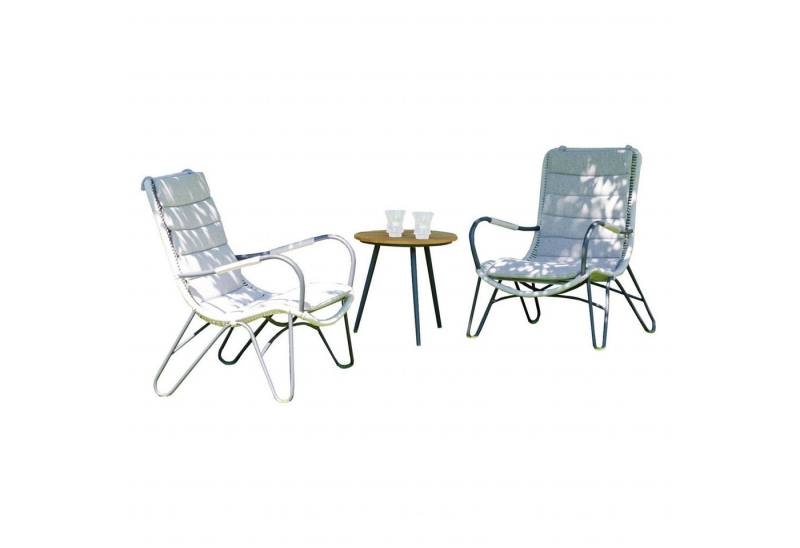 SonnenPartner Gartenlounge-Set Sonnenpartner 3-teilige Sitzgruppe Charité & Gala 2 Sessel mit Tisch von SonnenPartner