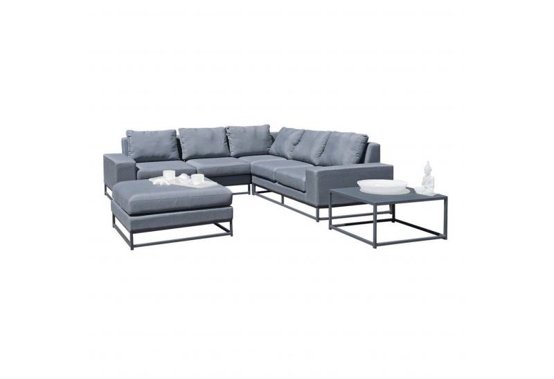 SonnenPartner Gartenlounge-Set Sonnenpartner 5-teilige Lounge-Sitzgruppe Unique Aluminium mit Kissen von SonnenPartner