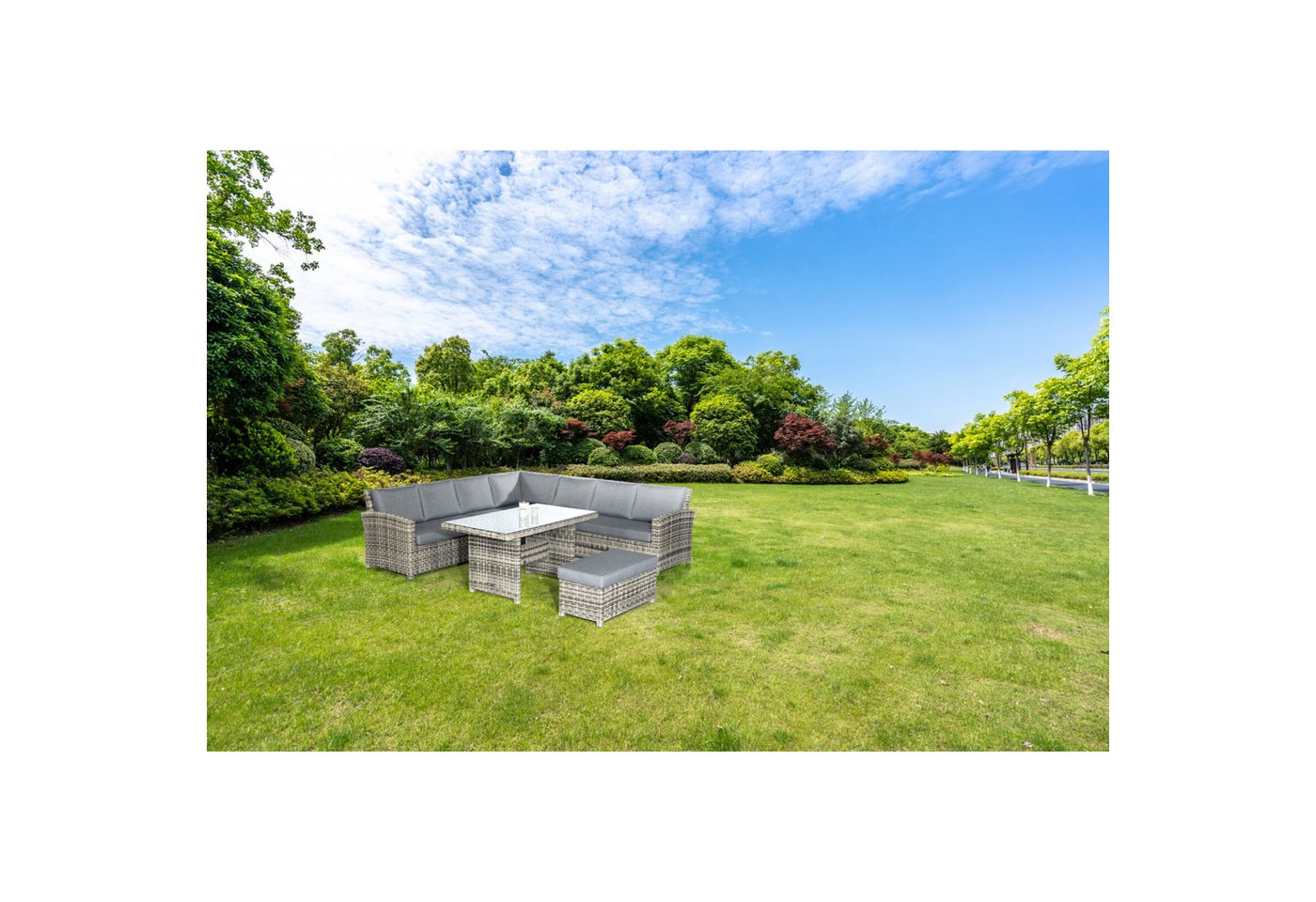 SonnenPartner Gartenlounge-Set SunnySmart Lounge-Dining-Gruppe Toled Aluminium mit SonnenPartner Gartenlounge-Set SunnySmart Lounge-Dining-Gruppe Toled Aluminium mit von SonnenPartner