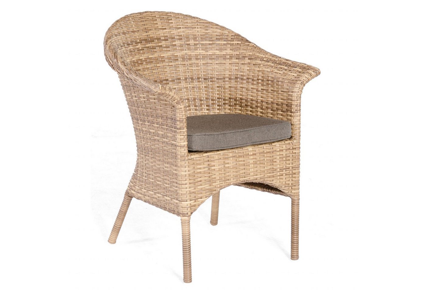 SonnenPartner Gartenstuhl Sonnenpartner Cayman Garten-Sessel Gartenstuhl Alu mit Polyrattan von SonnenPartner