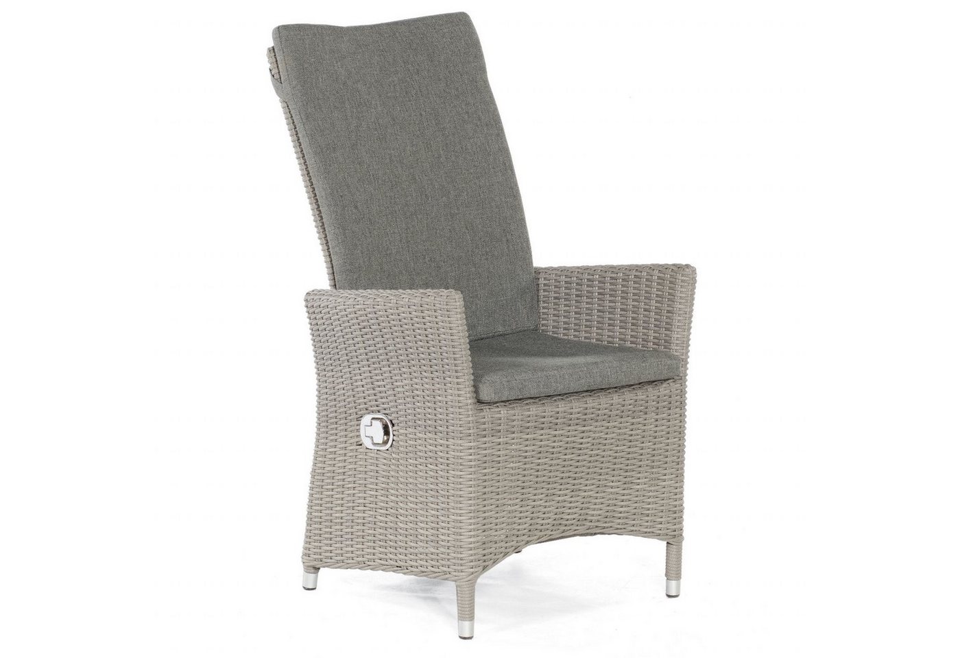 SonnenPartner Gartenstuhl Sonnenpartner Garten-Sessel Solares Aluminium/Polyrattan stone-grey SonnenPartner Gartenstuhl Sonnenpartner Garten-Sessel Solares Aluminium/Polyrattan stone-grey von SonnenPartner