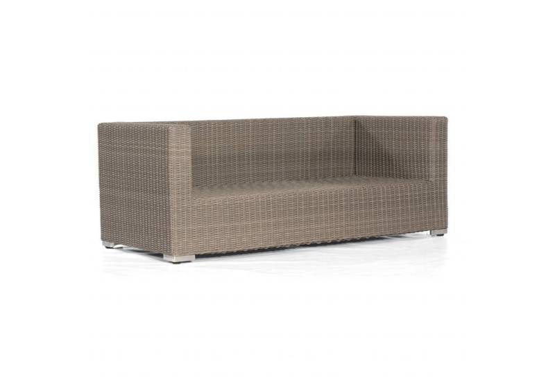 SonnenPartner Loungesofa Sonnenpartner 2-Sitzer Lounge-Sofa Residence Aluminium mit Polyrattan von SonnenPartner