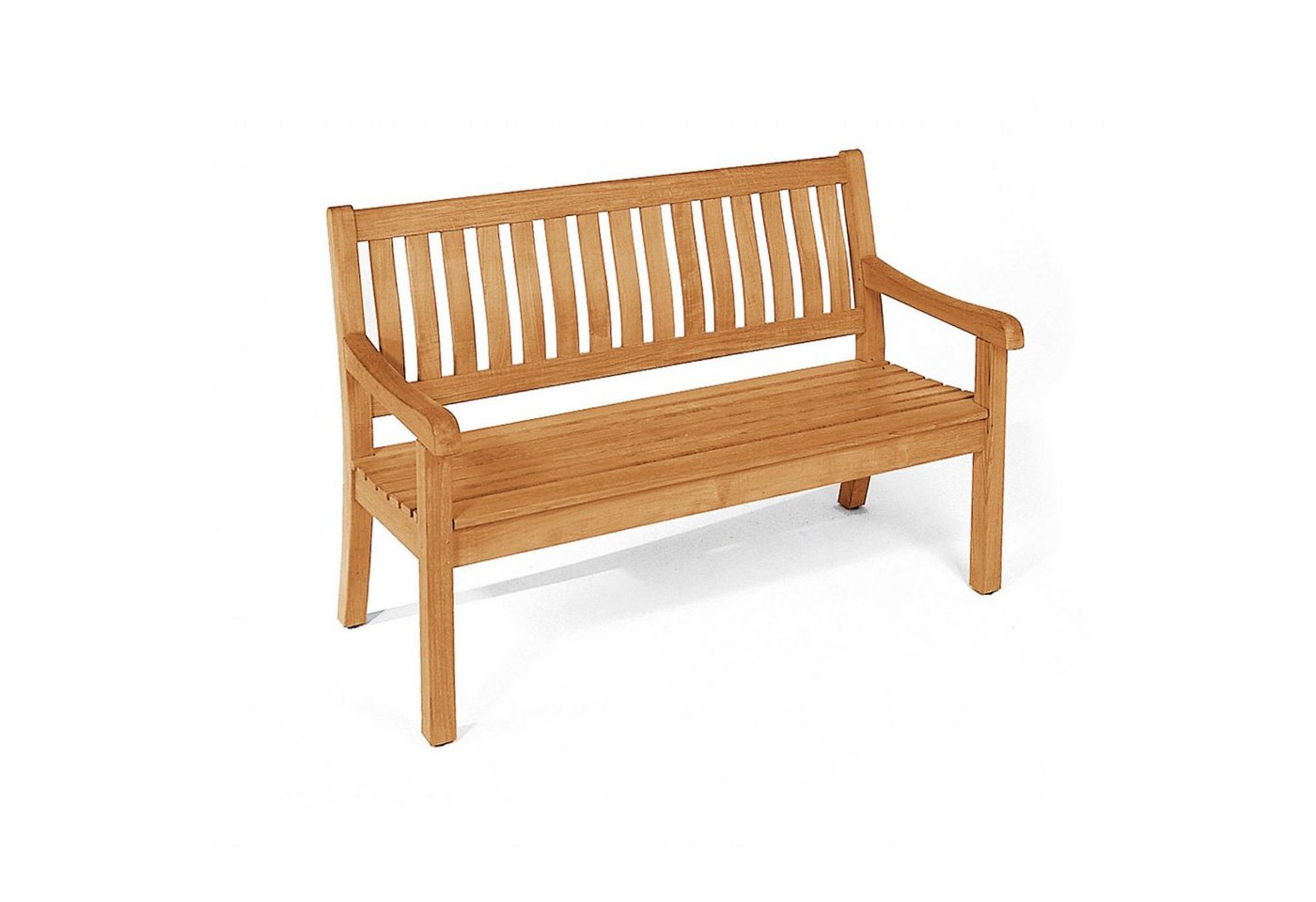 SonnenPartner Sitzbank Sonnenpartner Sitzbank Wales 130 cm Teakholz Pure 2-Sitzer Bank von SonnenPartner