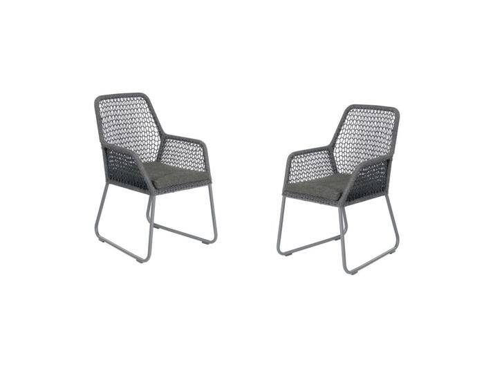 SonnenPartner Stapelsessel POISON 2er Set dunkelgrau von SonnenPartner