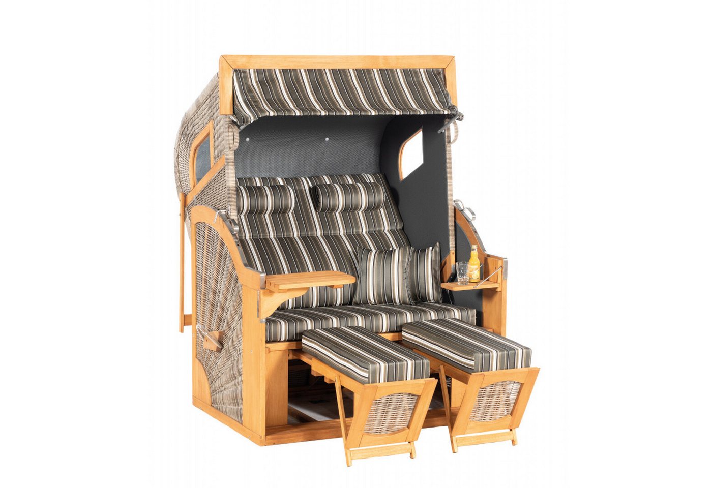 SonnenPartner Strandkorb Sonnenpartner Rustikal 405 Z Comfort XL 2-Sitzer Strandkorb 3/4 SonnenPartner Strandkorb Sonnenpartner Rustikal 405 Z Comfort XL 2-Sitzer Strandkorb 3/4 von SonnenPartner