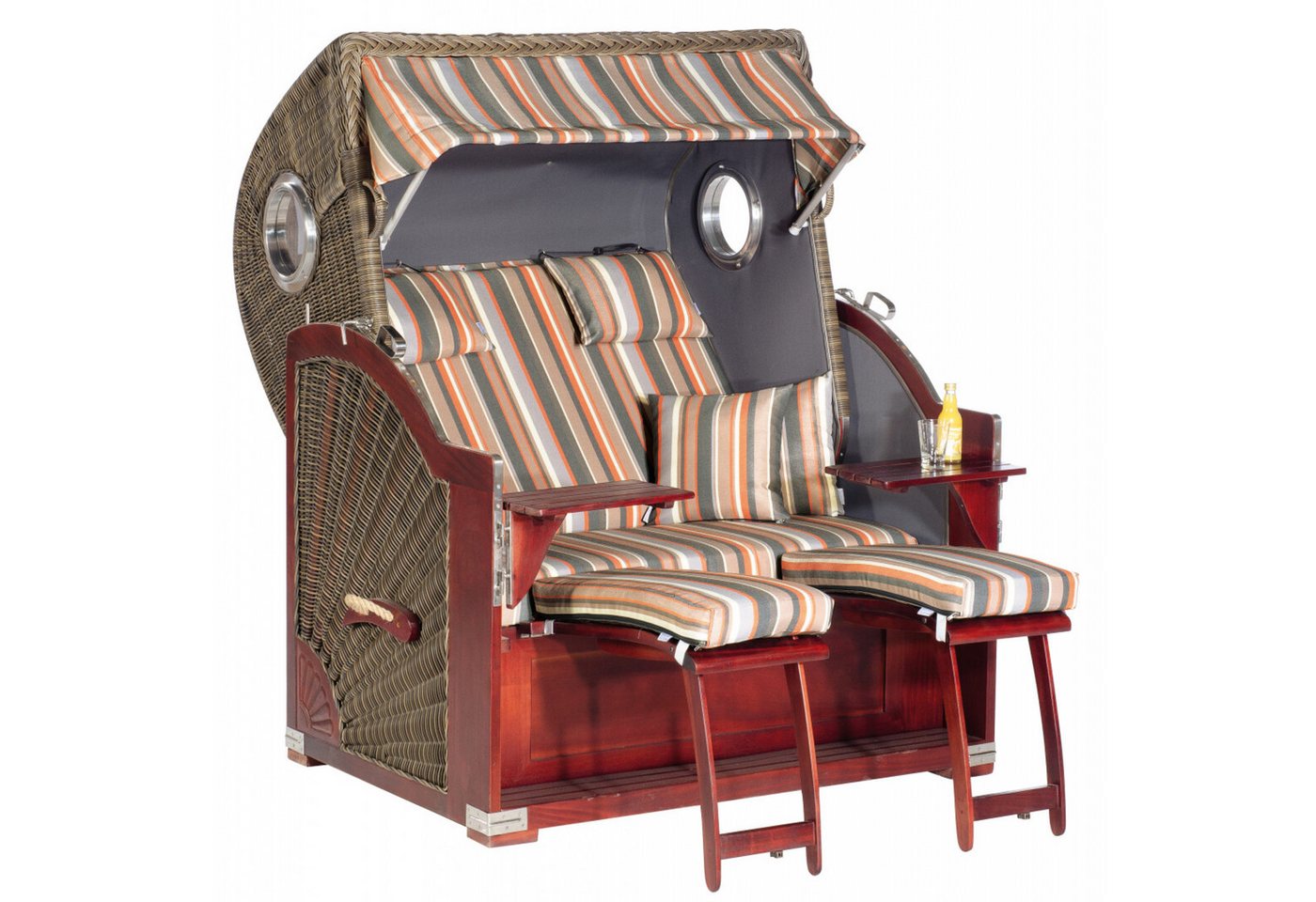 SonnenPartner Strandkorb SunnySmart Garten-Strandkorb Rustikal 500 PLUS COMFORT SonnenPartner Strandkorb SunnySmart Garten-Strandkorb Rustikal 500 PLUS COMFORT von SonnenPartner