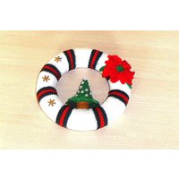 Türkranz Wohnidee Jahreszeit Winter Handumhäkelt Geschenk Dekoration Tischdekoration Fensterdekoration Weihnachtsdekoration Nr6046 von Sonnenblume1547