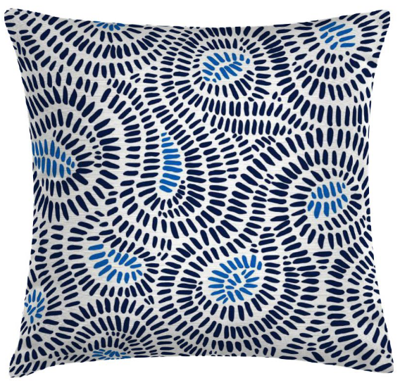 Dekokissen Sansibar in Blau-Weiß | Kollektion Tansania IN&OUT Dekokissen Sansibar in Blau-Weiß | Kollektion Tansania IN&OUT von Sonnenmax GmbH