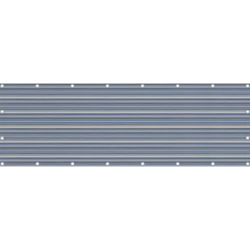Sonnenmax® Balkon Sichtschutz wetterfest als Balkonumrandung oder Balkonumspannung (85x500cm, Gestreift tavira Blue) von Sonnenmax