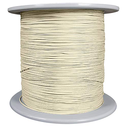 100 Meter Schnur für Plissee 0,8 mm creme-beige Jalousieschnur Plisseeschnur Zugschnur für Plissee Raffrollo Jalousie Spannschnur Ersatzschnur von Sonnenschutz-HH