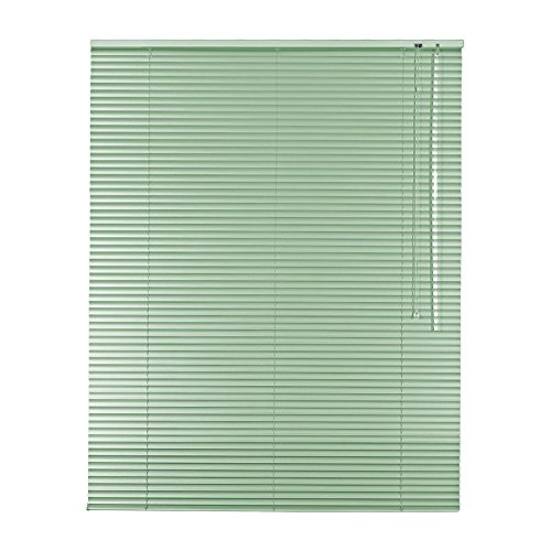 Hochwertige Aluminium Jalousie Jalousette Rollo 70 x 110 cm / 70x110 cm in Farbe mint - Bedienseite rechts // Maßanfertigung/Fensterjalousie/Fensterjalousette/Alulamellen/Alu-Lamellen von Sonnenschutz-HH