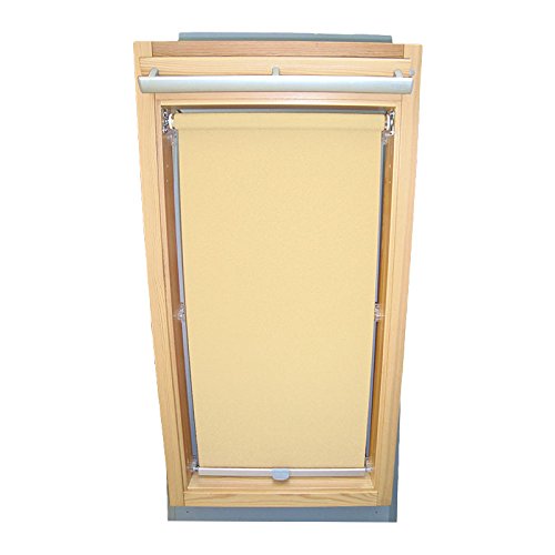 Hochwertiges Sichtschutzrollo Rollo für Velux RG-EP VL,VG,VX 033 creme // Sichtschutzrollo/Sichtschutz-Rollo/Fensterrollo von Sonnenschutz-HH