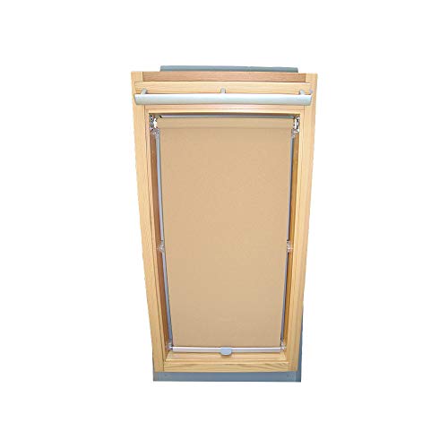 Rollo für VELUX Dachfenster Sichtschutzrollo für TYP GGL/GPL - 308 oder M08 - Farbe beige-karamell - mit Haltekrallen Rollo für VELUX Dachfenster Sichtschutzrollo für TYP GGL/GPL - 308 oder M08 - Farbe beige-karamell - mit Haltekrallen von Sonnenschutz-HH