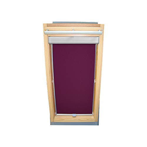Sichtschutz-Rollo für VELUX Dachfenster für TYP VK/VE/VS - 085 Typ I - Baujahr ab März 1984 - Farbe lila - mit BLENDE und Haltekrallen - KLICK Montage Sichtschutz-Rollo für VELUX Dachfenster für TYP VK/VE/VS - 085 Typ I - Baujahr ab März 1984 - Farbe lila - mit BLENDE und Haltekrallen - KLICK Montage von Sonnenschutz-HH