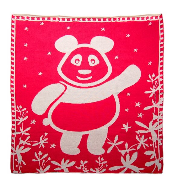 Sonnenstrick Pandabär Decke aus zertifizierter Bio-Baumwolle von Sonnenstrick