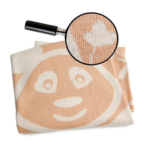 Sonnenstrick Pandabär Decke aus zertifizierter Bio-Baumwolle von Sonnenstrick