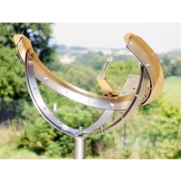 Präzisions Sonnenuhr Kroiss Linse D59 Minutengenau Unikat Standort Produziert Messing Edelstahl Garten Dekoration von SonnenuhrUnikat