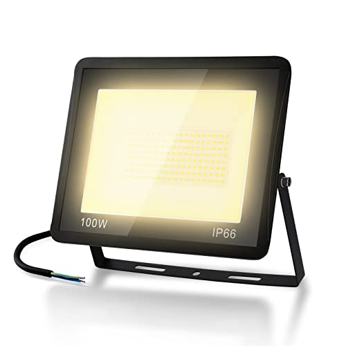 Sonnewelt 100W LED Strahler Außen, 8500LM Fluter, IP66 Wasserdicht Scheinwerfer, 1m Stromkabel, 6000K Außenstrahler, Warmweiß, für Hinterhof, Auffahrt - 2 Stück Sonnewelt 100W LED Strahler Außen, 8500LM Fluter, IP66 Wasserdicht Scheinwerfer, 1m Stromkabel, 6000K Außenstrahler, Warmweiß, für Hinterhof, Auffahrt - 2 Stück von Sonnewelt