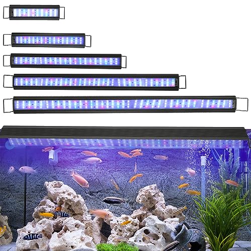 Sonnewelt 18W LED Aquarium Beleuchtung, RGB Spectrum Aquarium Lampe für 45-70cm Wasserpflanzen und Süßwasser-Aquarien, Dimmbare von Sonnewelt