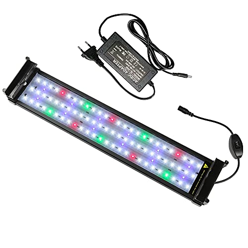 Sonnewelt 45W Aquarium LED Beleuchtung, RGB Spectrum Aquarium Lampe für 107-130cm Wasserpflanzen und Süßwasser-Aquarien, Dimmbare von Sonnewelt