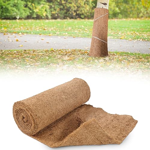Sonnewelt 50cm x 10m Kokosmatte Winterschutz und Kälteschutz für Pflanzen I 1200g/㎡ Böschungsmatte mit Naturlatex I Naturprodukt aus 100% Biologisch I Baumschutz für kübelpflanzen - 1 Stück von Sonnewelt