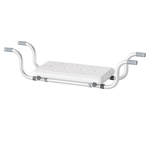 Sonnewelt Badewannensitz 72x22.5x19CM Badewannensitzbank Tragkraft 136kgs Sitzbrett für Wanne Generisch Wannensitz Schemel Geeignet für das Badezimmer zu Hause von Sonnewelt