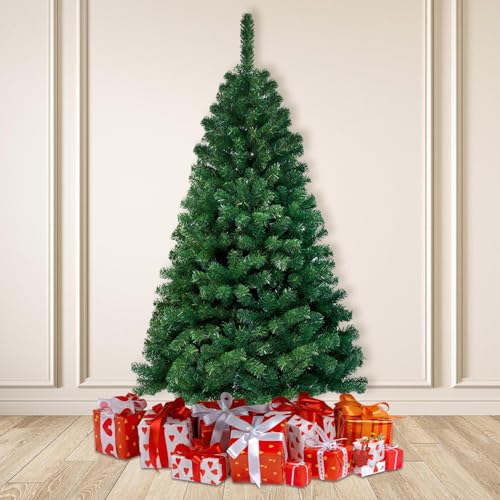 Sonnewelt Künstlicher Weihnachtsbaum 180cm mit Metallständer Material PVC,unechter Tannenbaum mit 770 Spitzen, eine weihnachtliche Atmosphäre zu schaffen. von Sonnewelt