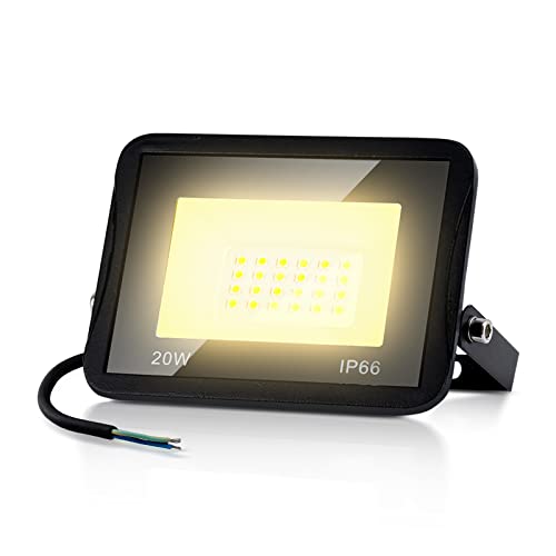 Sonnewelt LED Strahler Außen 1 x 20W LED Scheinwerfer Superhell 1700LM, 3000K LED Strahler Innen Warmweiß, IP66 Wasserfest Außenstrahler, 1m Stromkabel, für Hinterhof,Auffahrt,Garage Sonnewelt LED Strahler Außen 1 x 20W LED Scheinwerfer Superhell 1700LM, 3000K LED Strahler Innen Warmweiß, IP66 Wasserfest Außenstrahler, 1m Stromkabel, für Hinterhof,Auffahrt,Garage von Sonnewelt
