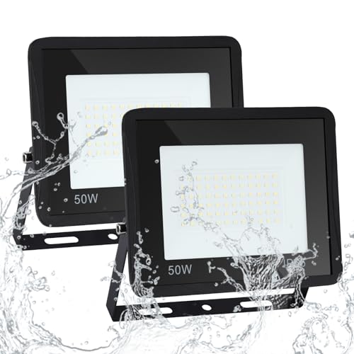 Sonnewelt LED Strahler Außen Fluter 2er 50W Aussenstrahler 4250lm Flutlicht 3000k warmweiß IP66 Wasserdicht Außenstrahler für Sportplatz Rasenflächen Hinterhof Auffahrt Garage Flur Garten Sonnewelt LED Strahler Außen Fluter 2er 50W Aussenstrahler 4250lm Flutlicht 3000k warmweiß IP66 Wasserdicht Außenstrahler für Sportplatz Rasenflächen Hinterhof Auffahrt Garage Flur Garten von Sonnewelt