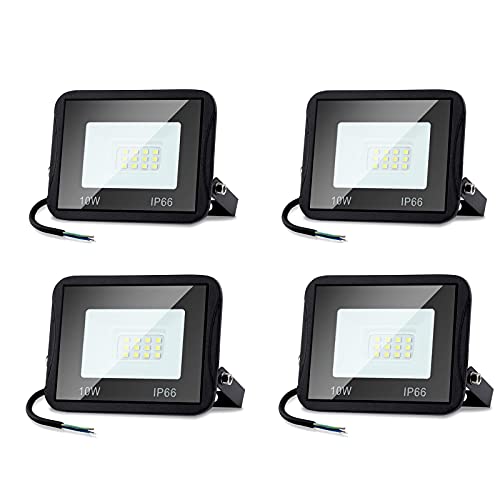 Sonnewelt LED Strahler Außen Fluter 4er 10W Aussenstrahler 900lm Flutlicht 6000k Kaltweiß IP66 Wasserdicht Außenstrahler für Sportplatz Rasenflächen Hinterhof Auffahrt Garage Flur Garten Sonnewelt LED Strahler Außen Fluter 4er 10W Aussenstrahler 900lm Flutlicht 6000k Kaltweiß IP66 Wasserdicht Außenstrahler für Sportplatz Rasenflächen Hinterhof Auffahrt Garage Flur Garten von Sonnewelt