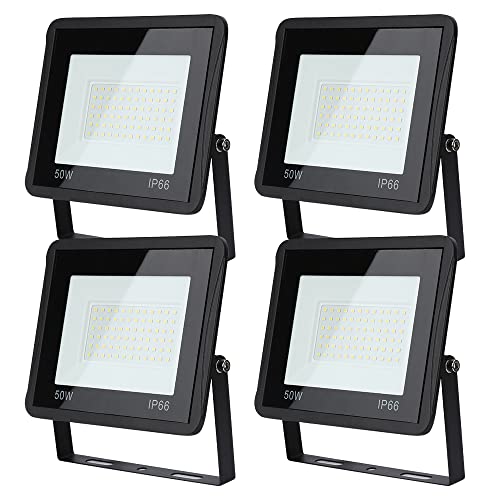 Sonnewelt LED Strahler Außen Fluter 4er 50W Aussenstrahler 4250lm Flutlicht 3000k warmweiß IP66 Wasserdicht Außenstrahler für Sportplatz Rasenflächen Hinterhof Auffahrt Garage Flur Garten Sonnewelt LED Strahler Außen Fluter 4er 50W Aussenstrahler 4250lm Flutlicht 3000k warmweiß IP66 Wasserdicht Außenstrahler für Sportplatz Rasenflächen Hinterhof Auffahrt Garage Flur Garten von Sonnewelt