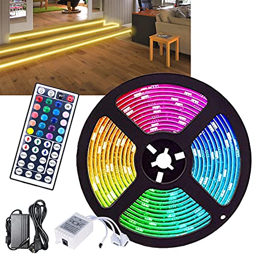 Sonnewelt LED Strip 10M, RGB 5050 LED Strip 10m selbstklebend, Farbwechsel LED Streifen 10m mit Fernbedienung LED Band für die Beleuchtung von Haus, Party, Küche von Sonnewelt