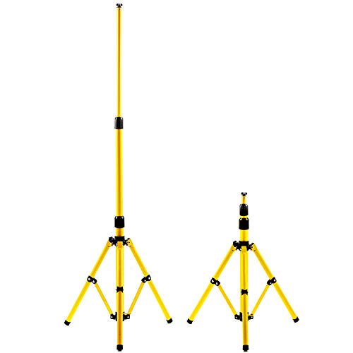 Sonnewelt Stativ Baustrahler Flutlicht Stativ Baustellenstrahler tripod LED Strahler Stativ Höhenverstellbarer Baustrahler Stativständer Einzelne Halterung von Sonnewelt