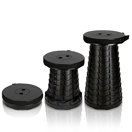 Sonnewelt Tragbarer Klapphocker, Leichte Teleskophocker Höhenverstellbare Falthocker Tragfähigkeit 180 kg, 6-44 cm Leichte Teleskophocker, Ausziehbarer Campinghocker für Camping Garden Angeln Wandern Sonnewelt Tragbarer Klapphocker, Leichte Teleskophocker Höhenverstellbare Falthocker Tragfähigkeit 180 kg, 6-44 cm Leichte Teleskophocker, Ausziehbarer Campinghocker für Camping Garden Angeln Wandern von Sonnewelt