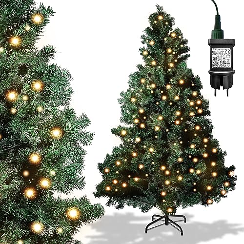 Sonnewelt künstlicher Weihnachtsbaum 180cm mit Metallständer und Beleuchtung 8 Verschiedene Beleuchtungsmodi,Hochwertiger unechter Tannenbaum mit 860 Spitzen, für Innen und Außenbereich Sonnewelt künstlicher Weihnachtsbaum 180cm mit Metallständer und Beleuchtung 8 Verschiedene Beleuchtungsmodi,Hochwertiger unechter Tannenbaum mit 860 Spitzen, für Innen und Außenbereich von Sonnewelt