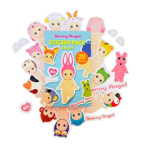 SONNY ANGEL Aufkleber-Set Serie 1 – Box mit 20 Aufklebern von Sonny Angel