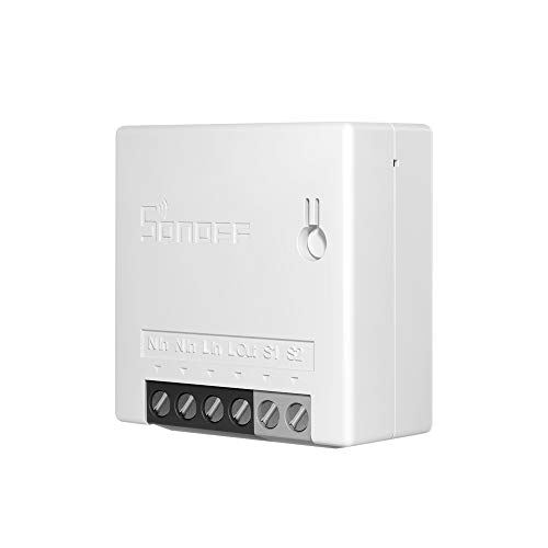 SONOFF Mini R2, intelligenter Schalter, WiFi-Switch, kompatibel mit Amazon Alexa und Google Home, funktioniert als Schalter und Umschalter von SONOFF
