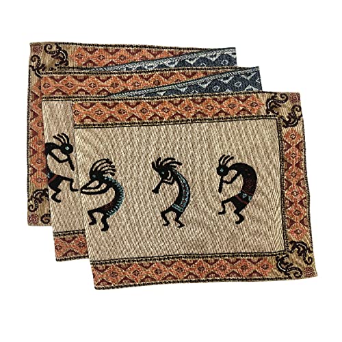 Sonoran Souvenirs Kokopelli gewebter Tischläufer (33 x 182,9 cm) Küche Esszimmer Dekor Tischdecke 182,9 cm Südwestern inspirierte Tapisserie-Tischdecke von Sonoran Souvenirs