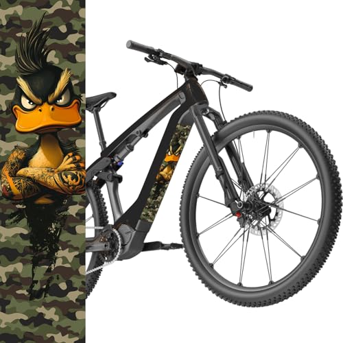 Bad Duck Camouflage - Akku Sticker Abdeckung Cover Universal/Schutzfolie/Unterrohr Alle Marken Akku Folien Sticker - z.B Cube 625/750 W (Camouflage, 60x14 cm) von Sons of Battery